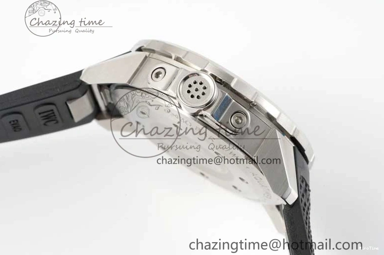 MIROTIME 0805 Aquatimer SS IW3290 RSF 1:1 Best Edition Blue Dial on Black Rubber Strap A Fashionable 7074